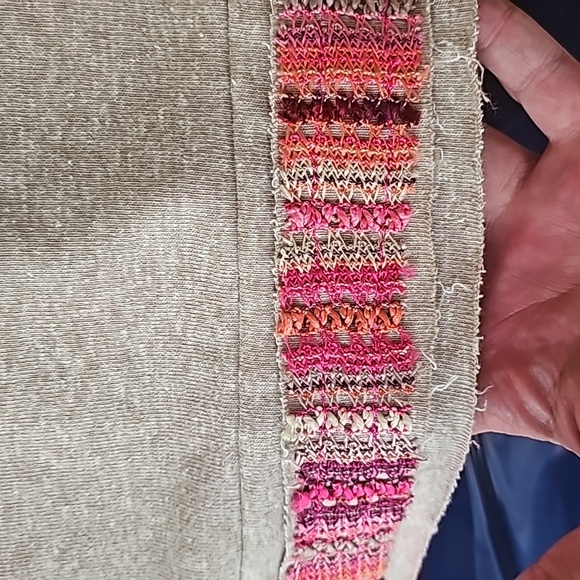 NWT Three Bird Nest Easel Peace of Mind crochet embroidered half-length sleeves - Picture 16 of 17